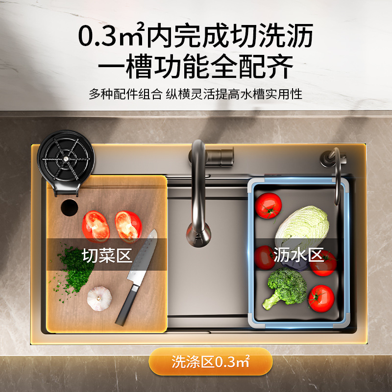 厨房洗菜盆大单槽优质不锈钢水槽台下洗碗槽家用加厚洗菜池水池|undefined