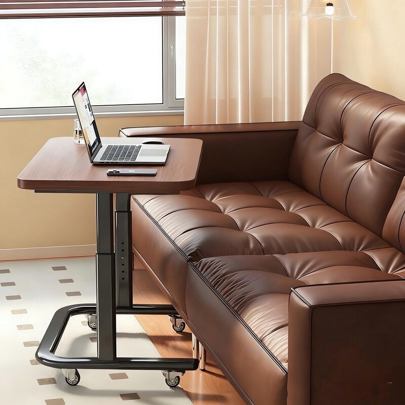 Bedside table for bedroom, adjustable height table, lazy person's computer desk, simple study desk, small office desk