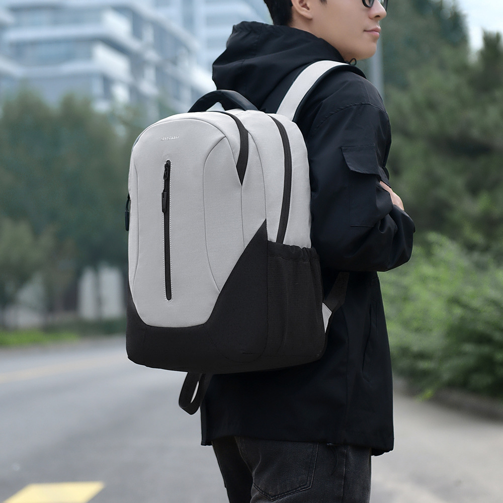 New cross-border men's backpack, high-end design, suitable for outdoor travel and business use, with large capacity for storage and as a travel bag