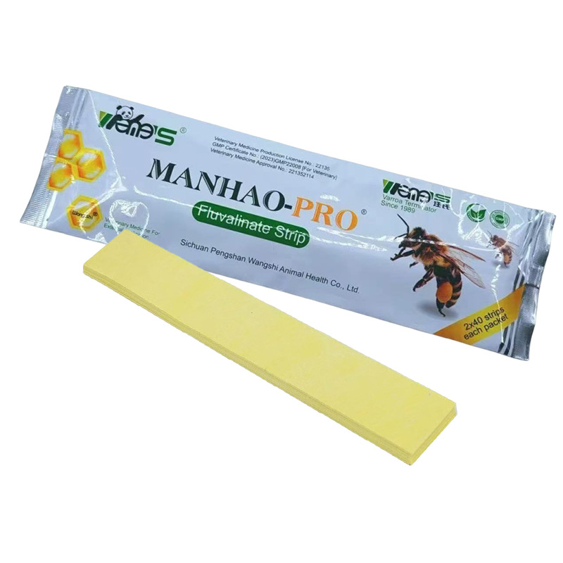 蜂药鑫螨扑 氟胺氰菊脂条 跨境养蜂工具批发 蜜蜂药品 蜂螨药80片