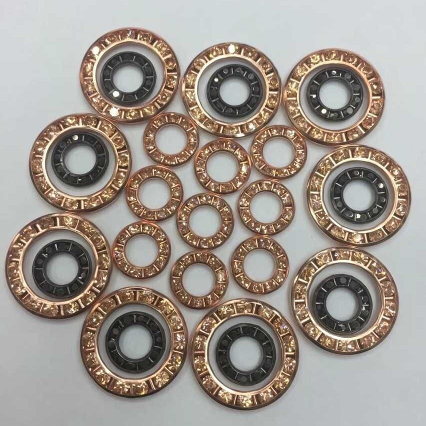 厂家直销鸡眼钻圈 花边气眼钻圈 A钻 铜鞋眼钻圈 规格齐全 现货