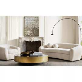 美式乡村现代简约设计轻奢布艺沙发客厅酒店前台大户型别墅样板房