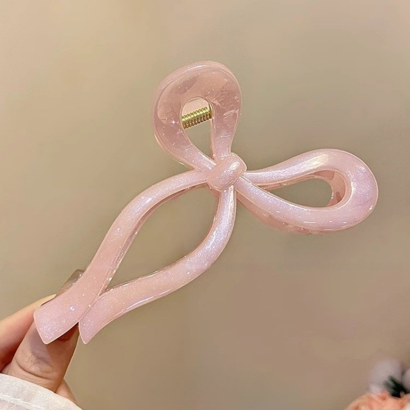可爱少女抓夹甜美夏季发夹女后脑勺鲨鱼夹小清新发饰卡通夹子头饰|undefined