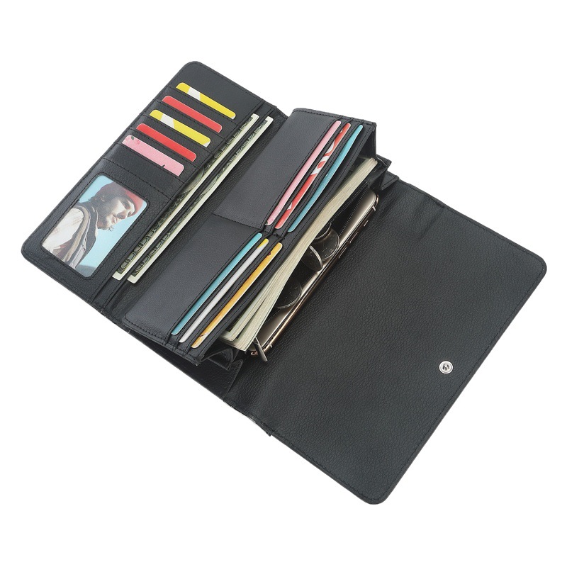 Suministro directo de fábrica sublimación de transferencia térmica para hombres y mujeres Tri-fold billetera de gran capacidad en stock