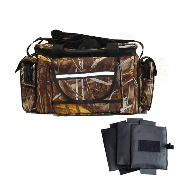 Luya bag shoulder messenger bag large capacity fishing gear shoulder bag EBF104 straw