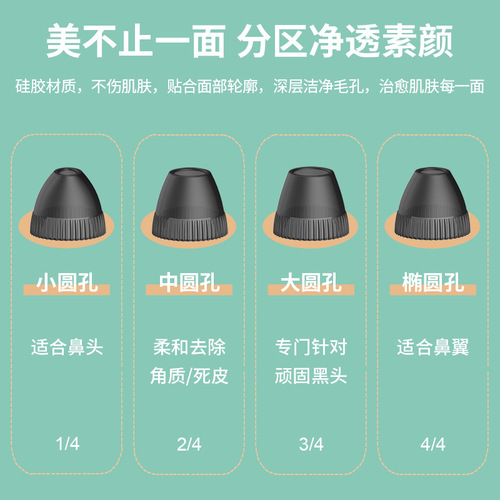 HiLink visual blackhead absorber household electric facial oil removal instrument beauty instrument pore cleaner