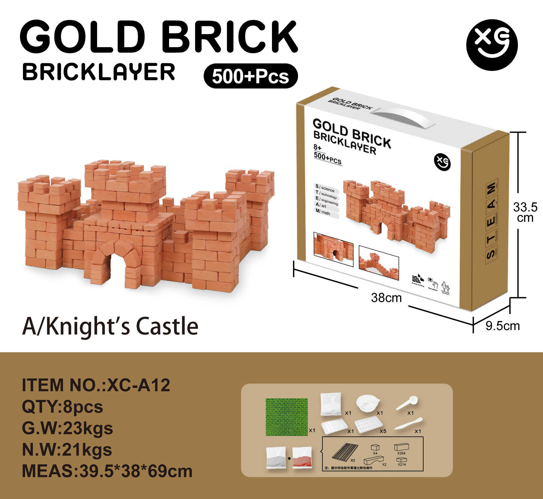 Masoneros transfronterizos hechos a mano DIY construcción de ladrillo rojo casa de simulación de ladrillo empalmado casa modelo juguete