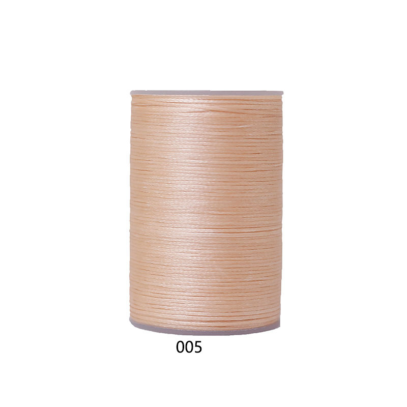 フラットワックス糸卸売 0.5 ミリメートル 12 ストランド 72m 手縫い DIY 革編組ロープ馬糸ミシン糸ポリエステルワックス糸|undefined