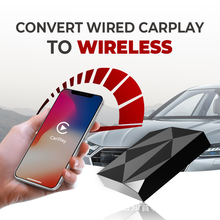 Cross-border original car wired to wireless CarPlay dongle Apple mobile phone car interconnection wireless adapter Cross-border original car wired to wireless CarPlay dongle Apple mobile phone car interconnection wireless adapter
