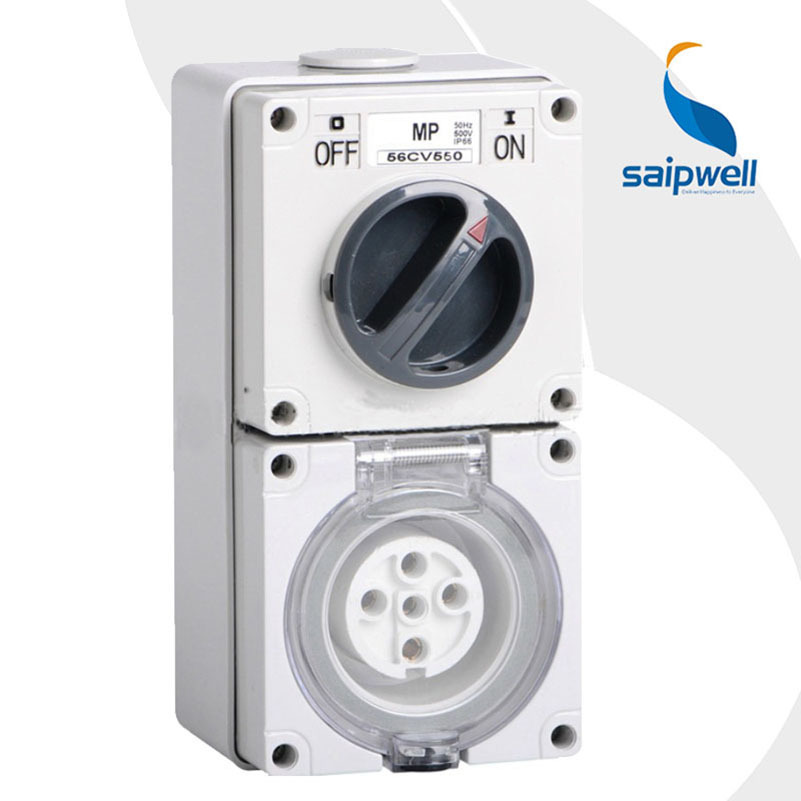 斯普威尔厂家直销SP-56CV550防暴雨澳式插座 工业防水插座