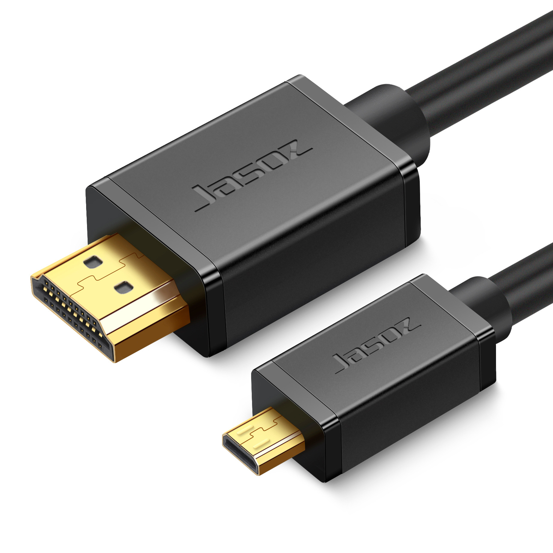Factory direct sales HDMI to micro HD cable microHDMI to HDMI cable 4K HD oxygen-free copper core