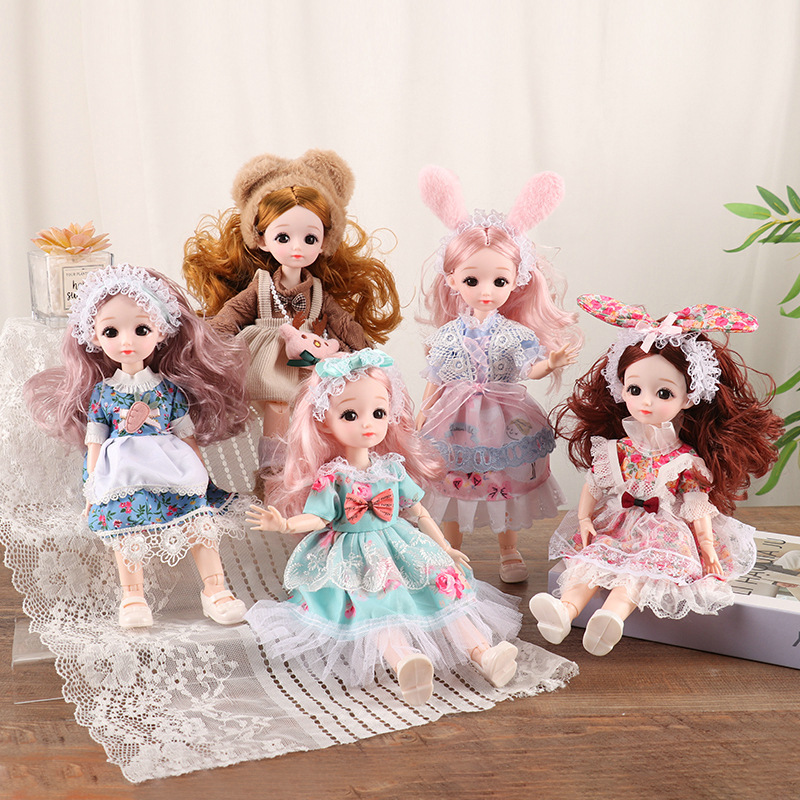 Cross-Border Hot Selling Dress up Doll 30cm Simulation Princess Babby Girl Birthday Gift Toy Gift Box Set Cross-Border Hot Selling Dress up Doll 30cm Simulation Princess Babby Girl Birthday Gift Toy Gift Box Set