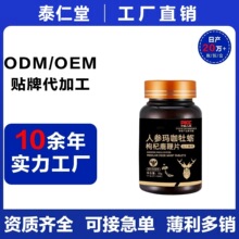 人参玛咖牡蛎枸杞鹿鞭片成人男性压片糖果药食同源咀嚼片批发
