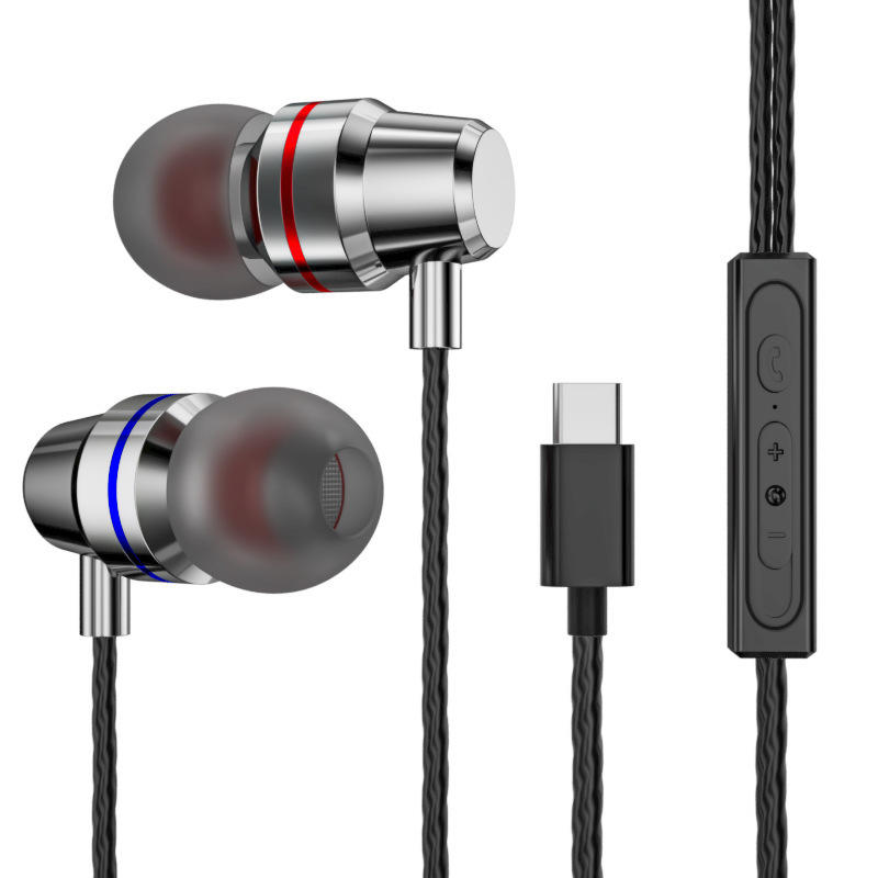 Auricular de doble bobina móvil en la oreja artefacto de juego de pollo adecuado para Apple Xiaomi teléfono móvil con cable auricular entrega de una pieza