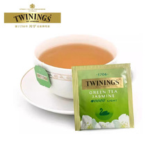 川宁茉莉花茶100片 Twinings茶叶进口绿茶包餐厅商用袋泡茶