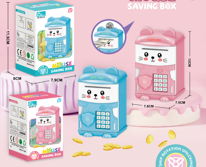 Mini tesoro de ratón manual (caja de color separada)