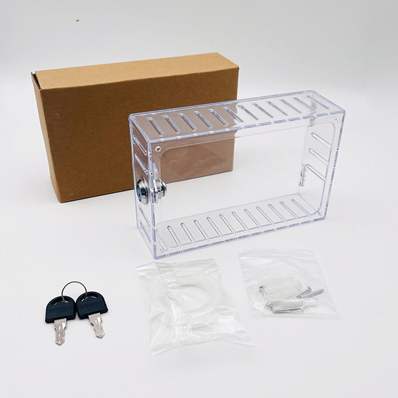 クロスボーダー新品サーモスタットロックボックスThermostat lock boxサーモスタットクリアガードキー付き|undefined