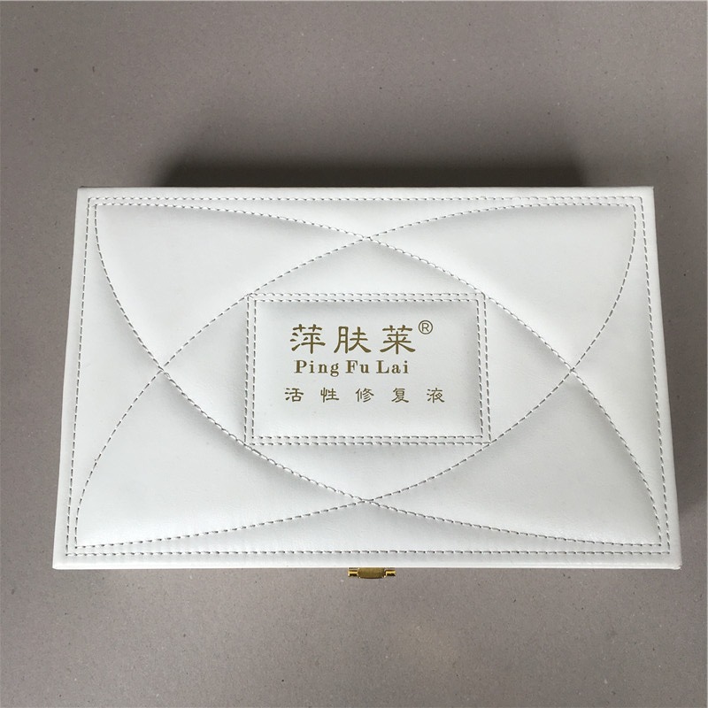 厂家生产/皮质礼品包装盒  皮质化妆品盒 皮质化妆品套盒