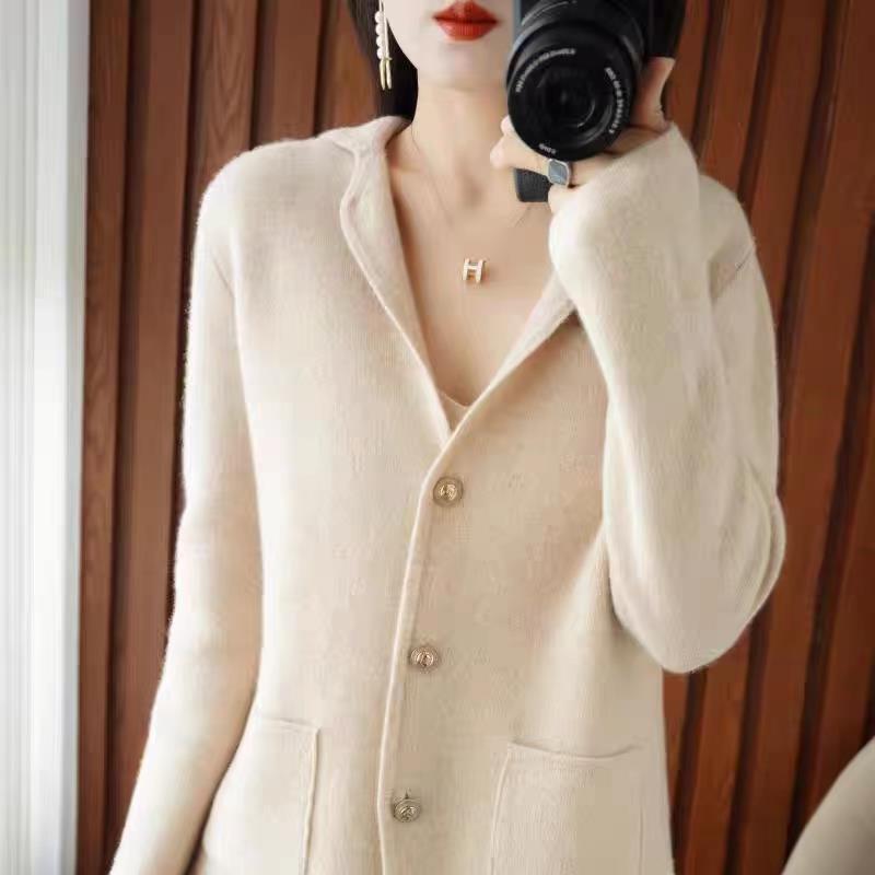 2024 autumn and winter new wool cardigan women's Korean suit sweater coat short thick outer sweater sweater 2024 autumn and winter new wool cardigan women's Korean suit sweater coat short thick outer sweater sweater