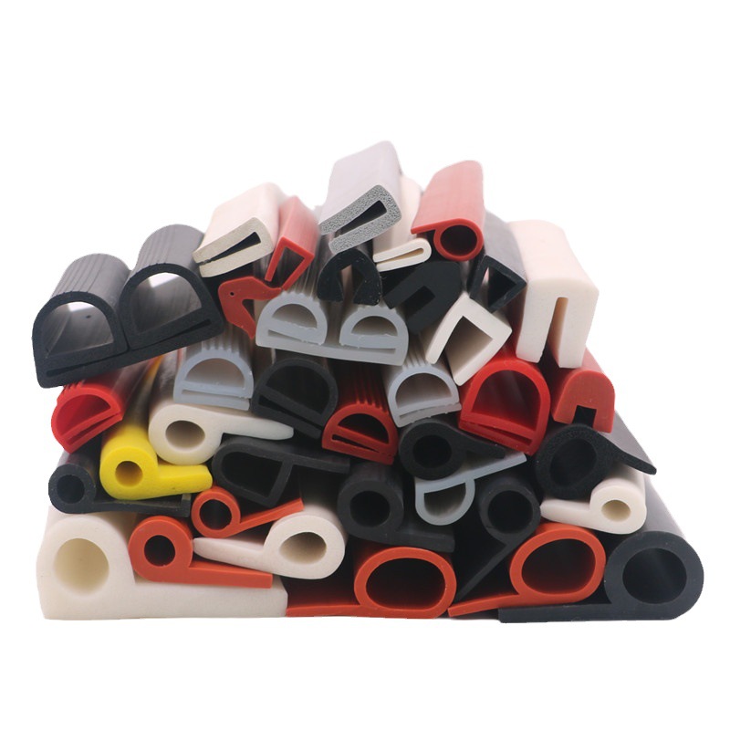 耐高温烤箱硅胶密封条 耐高温密封条 锅炉e型密封条 烤箱密封条