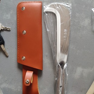 small size Luo steel machete plus PU knife sleeve plus 40cm locust handle
