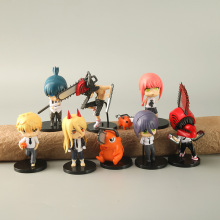 9款电锯人手办 动漫卡通电锯狗公仔玩具摆件