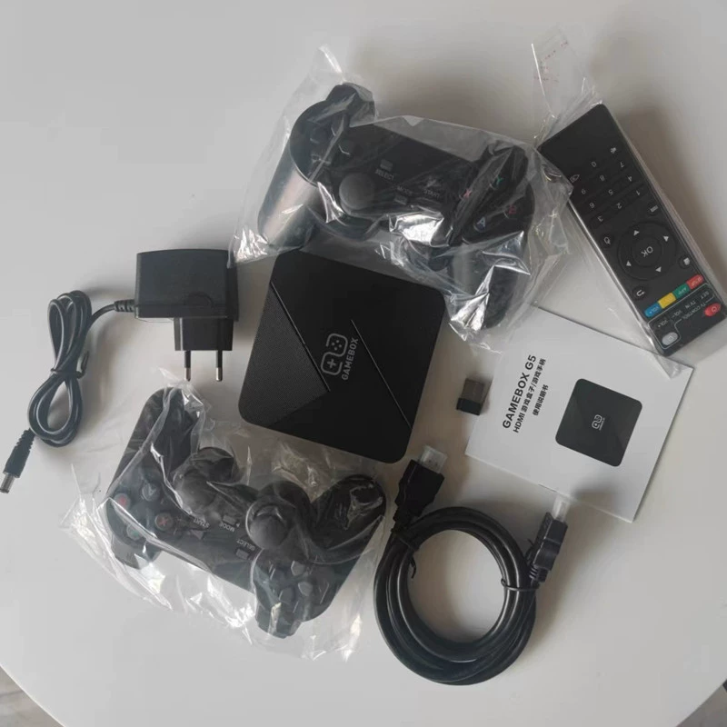 B01 игровая приставка G5, приставка для ТВ с двойной системой, 4K HD HDMI сетевой тюнер (сет-топ-бокс)