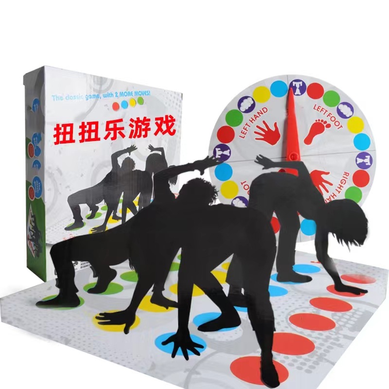 Juego de torsión transfronterizo, ejercicio interactivo entre padres e hijos, coordinación mano-ojo, juego de fiesta multijugador, alfombra de equilibrio, juguete