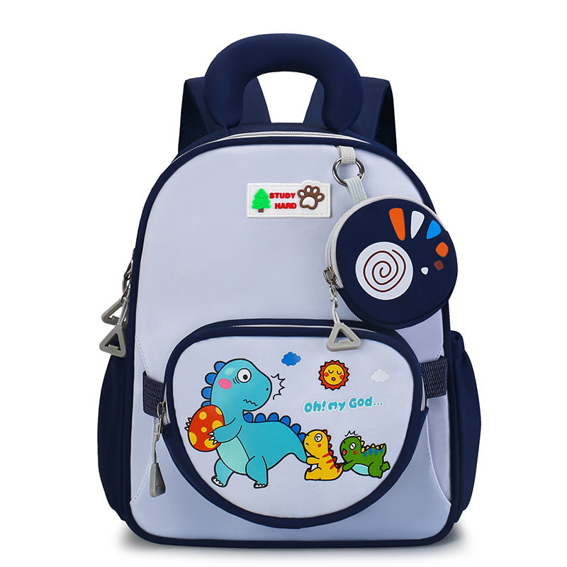 Nuevos productos transfronterizos mochila de jardín de infantes bonita conejo dinosaurio mochila para niños, mochila ligera y cómoda para niños y niñas