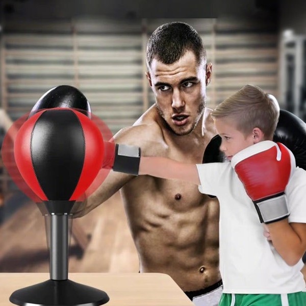 桌面拳击球速度反应球小孩发泄解压减压家用发泄解压减压吸盘式球