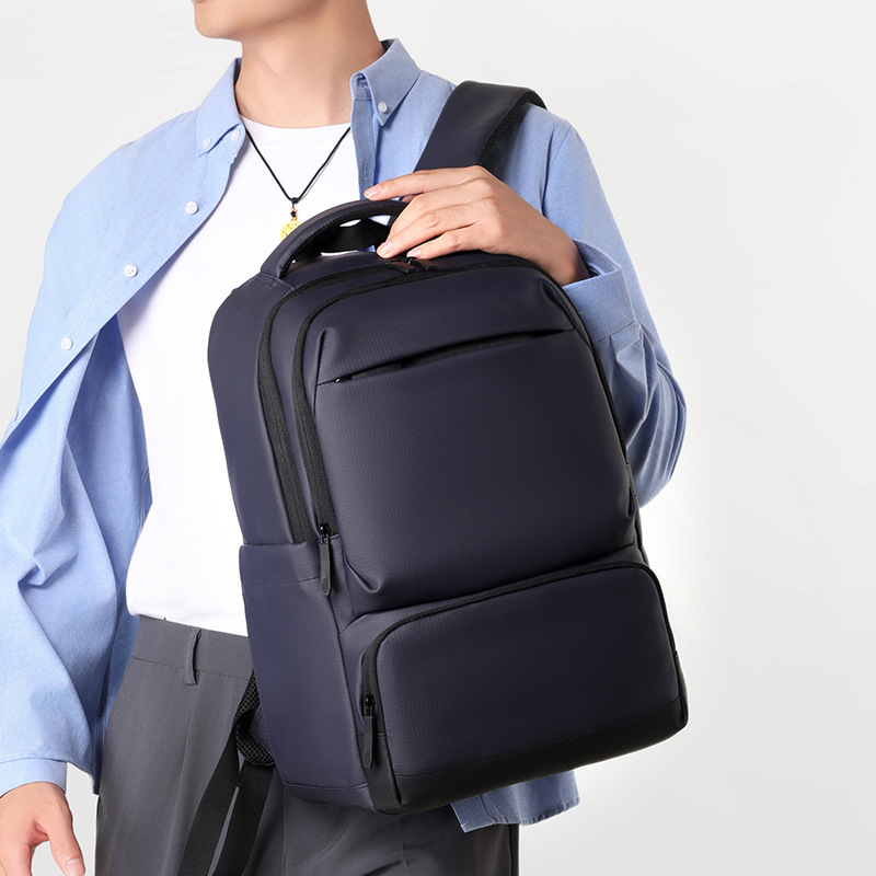 2025 mochila transfronteriza para hombres mochila de película impermeable bolsa de computadora de negocios mochila de gran capacidad mochila escolar para estudiantes universitarios