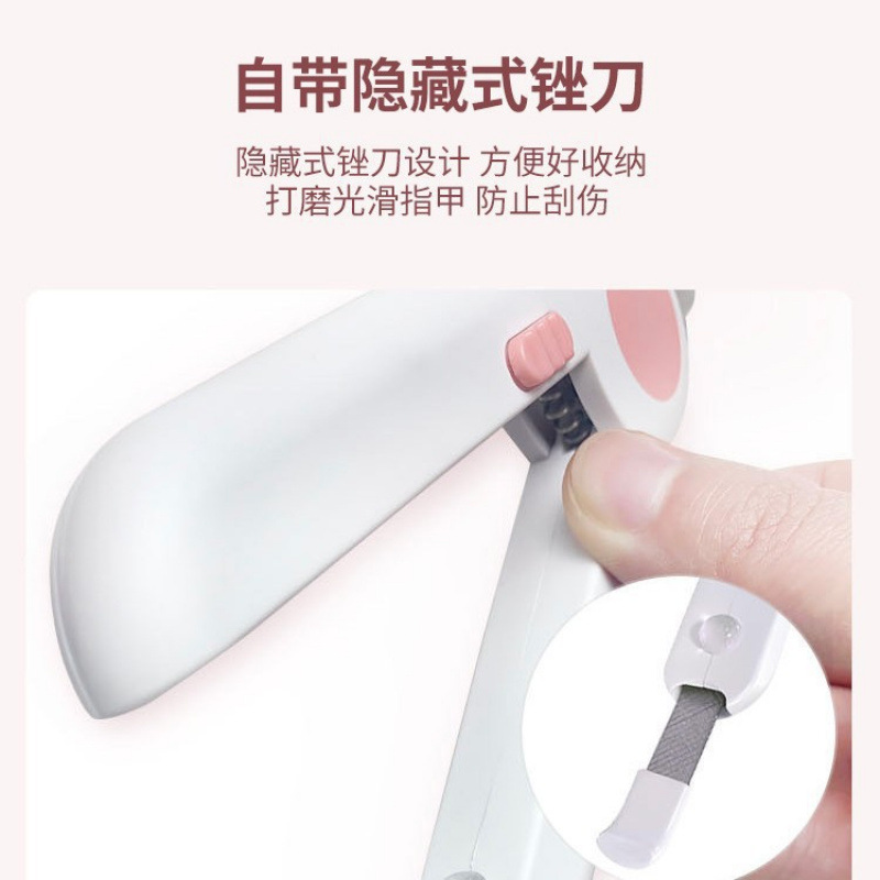 宠物跨境美容清洁用品LED灯光防血位猫咪磨甲器狗狗指甲钳指甲剪