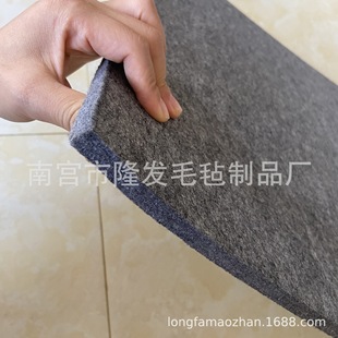 硬质PET毛毡料 加厚无纺布料 12mm厚型毛毡布 合成纤维毡子硬布-阿里巴巴