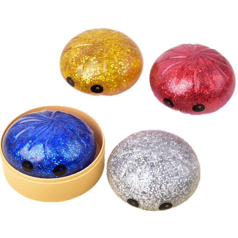 Bamboo de explosión transfronteriza descompresión pellizco le tpr harina de germinación de juguetes de descarga simulación descompresión vapor de bolos grandes