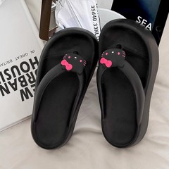 Kittyの厚い底の人の字は女性の金を引っ張って外に足の指のスリッパのevaの滑り止めの柔らかい底の砂浜を着ることができます。
