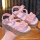 Girls' Sandals New Online Popular Fashion Sandals Non-slip Soft Bottom Baby Velcro Sandals Wholesale