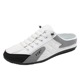 2024 Spring New Men's Shoes Korean Edition Trendy Versatile Casual Shoes Lazy Kick Half Slipperboard Shoes Bean Shoes