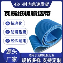 瓦楞纸板码跺输送带塑料网带输送带大型纸板造纸机塑料网状运输带