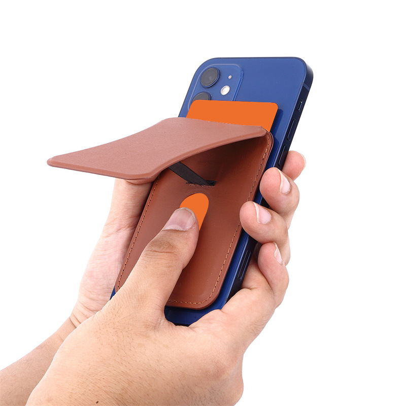 Suitable for Apple 15/16 Mobile Phone Holder Magsafe Magnetic Portable Wallet Holder Foldableing Card Holder
