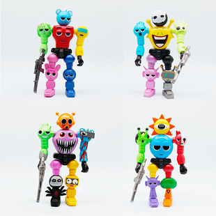 Cross-Border Rhythm Box Robot Joints Movable Assembled Doll Game Doll Peripheral Model Ornaments Hand-Made