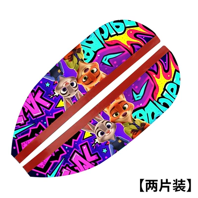 reflector, modified exterior accessory — Rearview mirror rainproof sticker - uv-graffiti-rain-visors-judy-nick-set-of-two