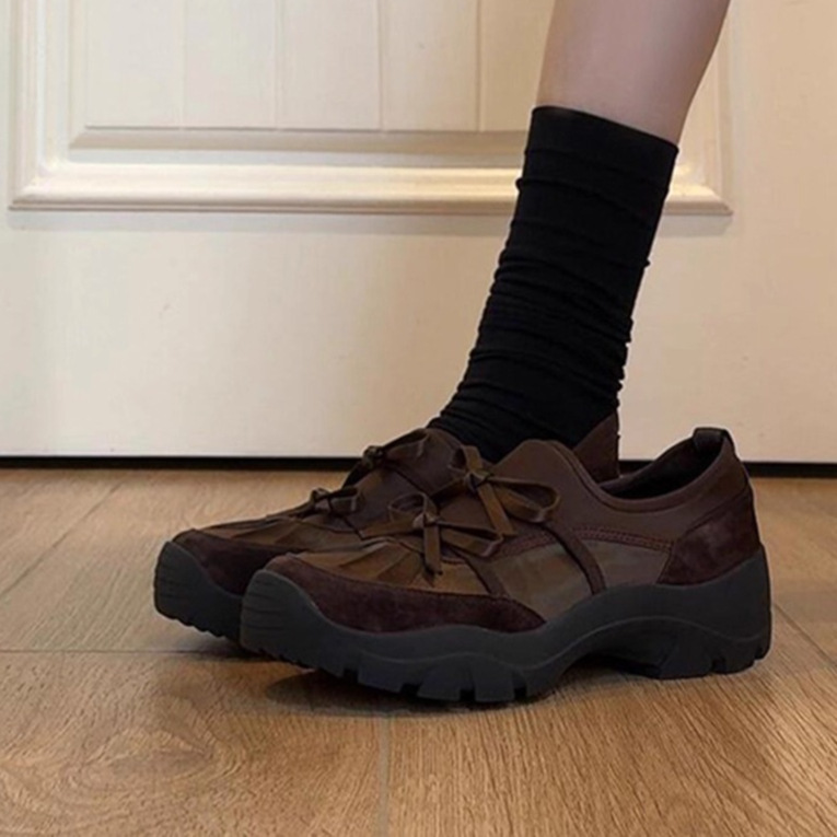 厚底老爹鞋女2025新款秋季百搭休闲运动鞋小个子增高百搭松糕单鞋|undefined