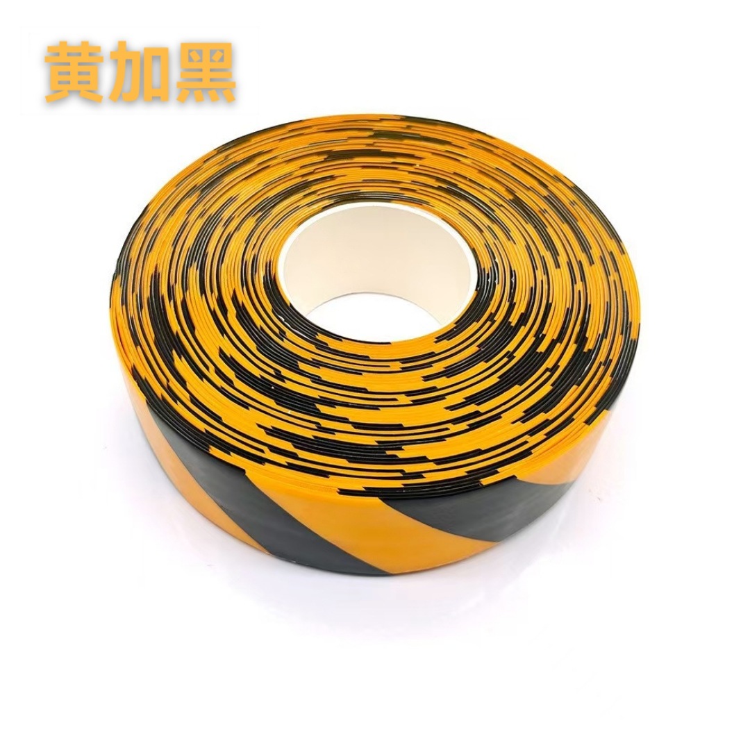 Pegatinas de pegamento de tierra nanométrica de espesor especial de 1,1 mm de espesor: 5 cm * 30 metros; Negro y amarillo