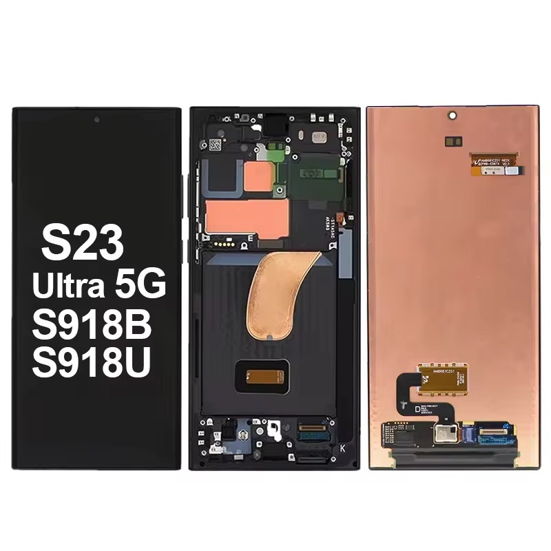 Aplicable a Samsung Galaxy S23U conjunto de pantalla de teléfono móvil S23ULTRA / S918 pantalla LCD