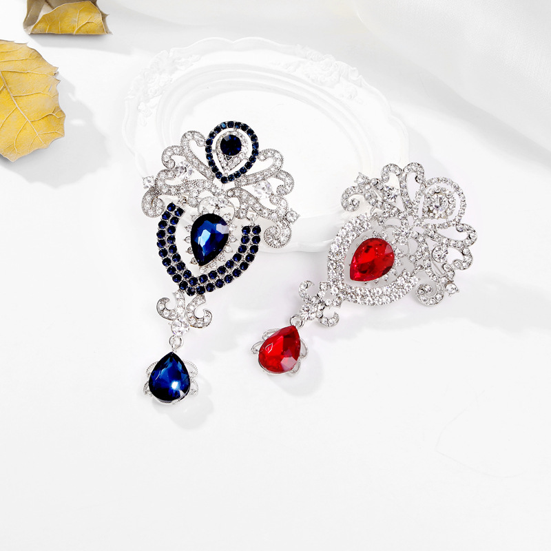 Pulseira de flor esmaltada oversize para mulher joia floral grande_voghion.com