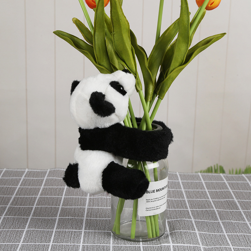 Panda muñeca de peluche juguete nacional tesoro simulación pequeña panda muñeca pequeño tamaño colgante Ragdoll niños regalo de cumpleaños