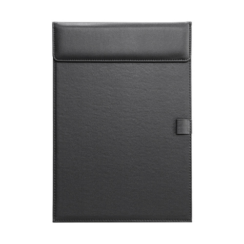 Leather folder A4 meeting pad business pad holder desk office large conference room hall folder board LOGO