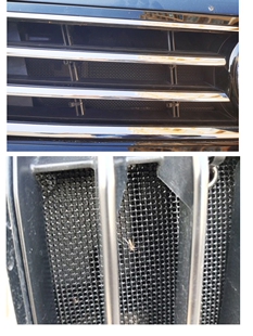 Suitable for 03-23 Prado Insect-Proof Net Water Tank Dust-Proof, Mouse-Proof and Willow-Fluff-Proof Medium Grids Grill Domineering Modification Parts