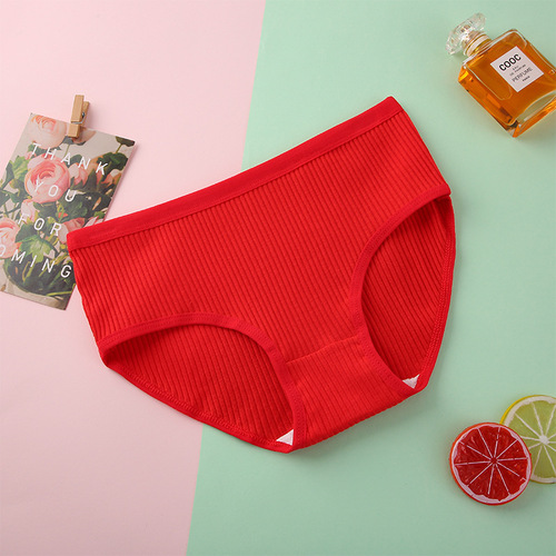 【Instant Delivery】Red Innerwear Set for Girls in their Luck Year, Developmental Stage, Ages 8-15, Cotton, for Middle School Students and Primary School Students