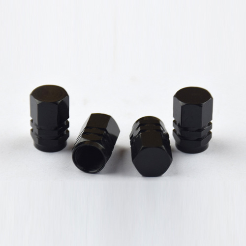 Personalized tire caps, aluminum alloy valve caps, car valve caps, universal packaging with 4 pieces in one card